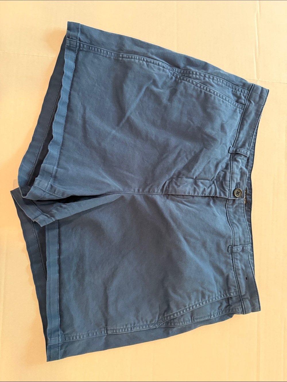 J. Crew Women's Blue Flat Front Chino Shorts